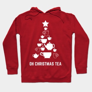 Funny Christmas Family Pyjama Top, Oh Christmas Tea, Funny Christmas Tree Pun, Christmas Pyjama Design Hoodie